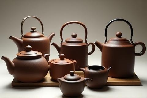 Selection of Japanese teapots