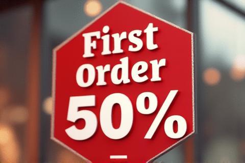 Discount for first orders